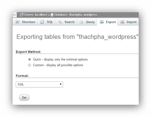 Cách backup thủ công website WordPress trên host