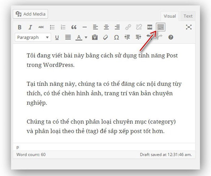 cách mở thêm dụng cụ hỗ trợ soạn thảo