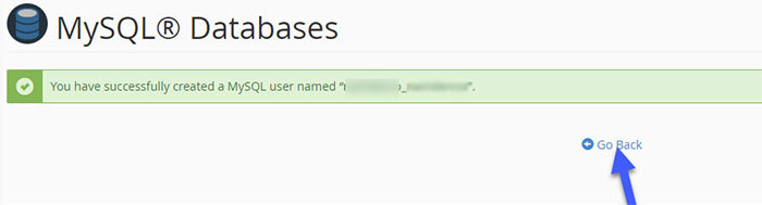 tạo database trên cpanel hosting