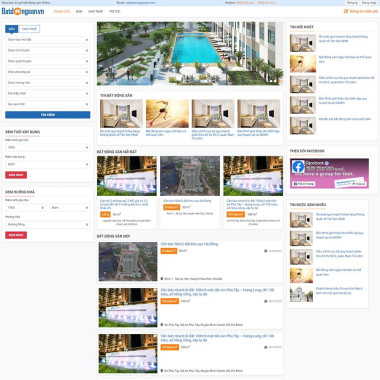 Theme wordpress flatsome bất động sản batdongsan.vn