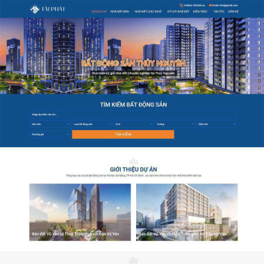 Theme wordpress flatsome bất động sản Tài Phát Land