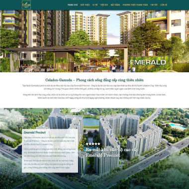 Theme wordpress flatsome landing page bất động sản 02