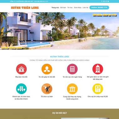 Theme wordpress flatsome bất động sản 02