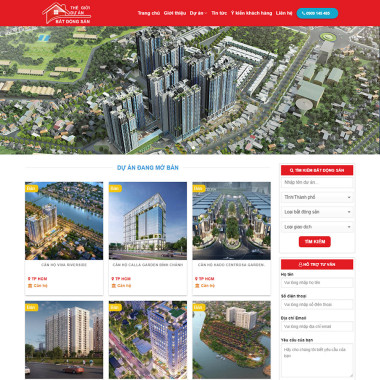 Theme wordpress flatsome bất động sản 04