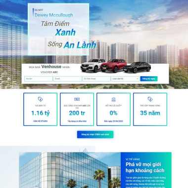Theme wordpress flatsome landing page bất động sản 10