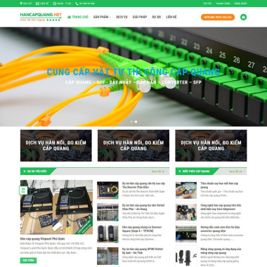 Theme wordpress flatsome hàn cáp quang
