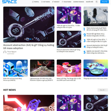 Theme wordpress flatsome tin tức tiền ảo