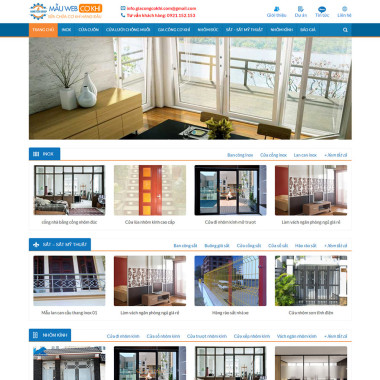 Theme wordpress flatsome gia công cơ khí