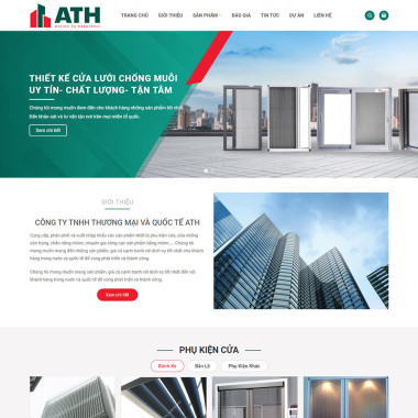 Theme wordpress flatsome bán cửa lưới