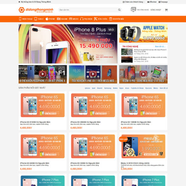 Theme wordpress flatsome di động thông minh