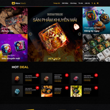 Theme wordpress flatsome bán sản phẩm gaming, độc lạ