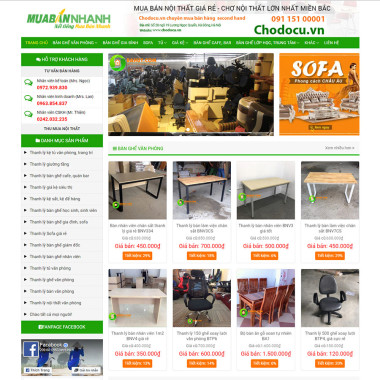 Theme wordpress flatsome bán đồ cũ