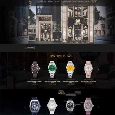 Theme wordpress flatsome bán đồng hồ 03