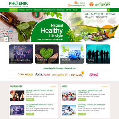 Theme wordpress flatsome bán dược phẩm