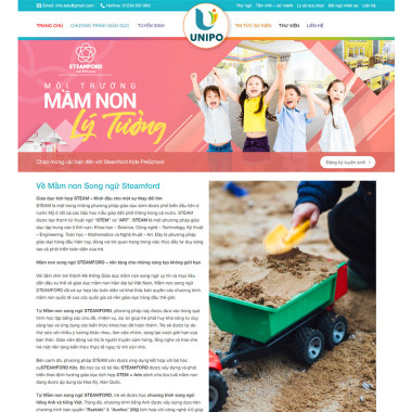 Theme wordpress flatsome trung tâm anh văn