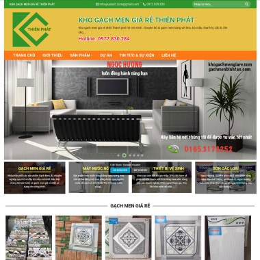 Theme wordpress flatsome bán gạch men