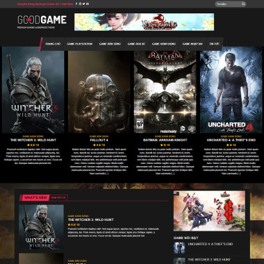 Theme wordpress flatsome review game