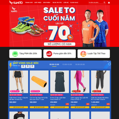 Theme wordpress flatsome bán giày dép