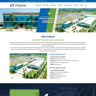 Theme wordpress flatsome giới thiệu công ty 01