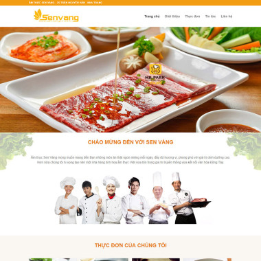 Theme wordpress flatsome nhà hàng ẩm thực