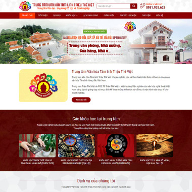 Theme wordpress flatsome khóa học phong thủy