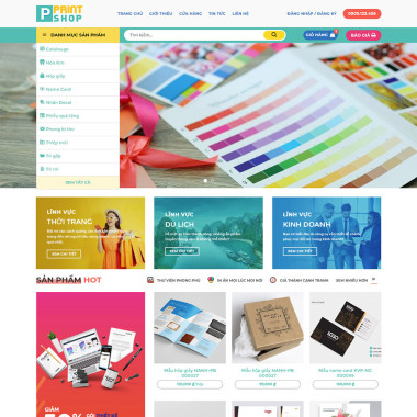 Theme wordpress flatsome dịch vụ in ấn 01