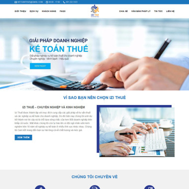Theme wordpress flatsome công ty kế toán