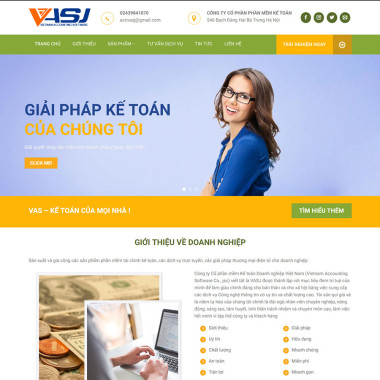 Theme wordpress flatsome công ty kế toán 02