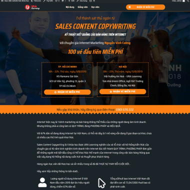 Theme wordpress flatsome bán khóa học online 02