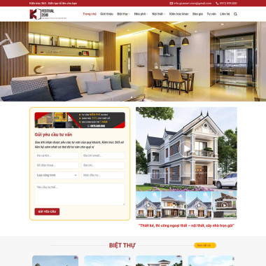 Theme wordpress flatsome kiến trúc 04