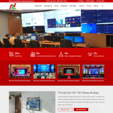 Theme wordpress flatsome bán màn hình led