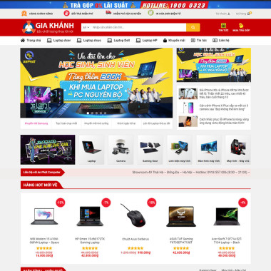 Theme wordpress flatsome bán hàng điện tử – máy tính 02