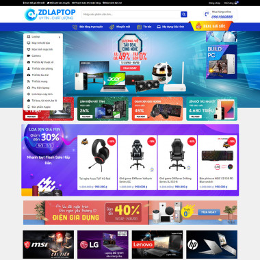 Theme wordpress flatsome bán máy tính 04