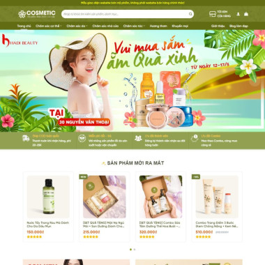 Theme wordpress flatsome mỹ phẩm 18
