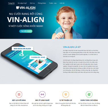 Theme wordpress flatsome dịch vụ nha khoa
