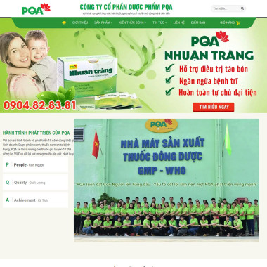Theme wordpress flatsome nhà thuốc 02