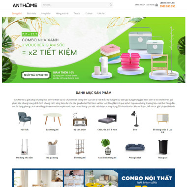 Theme wordpress flatsome nội thất 28