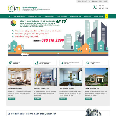 Theme wordpress flatsome công ty kiến trúc - xây dựng