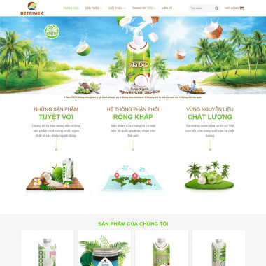 Theme wordpress flatsome bán nông sản