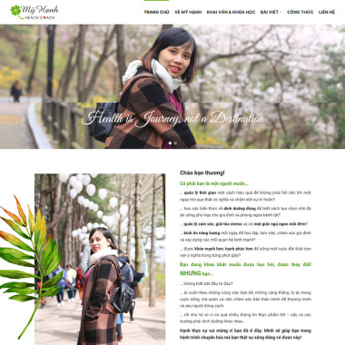 Theme wordpress flatsome giới thiệu profile cá nhân