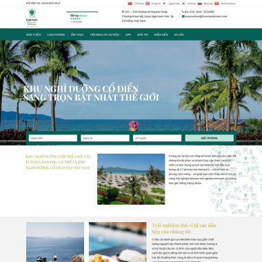 Theme wordpress flatsome resort 01