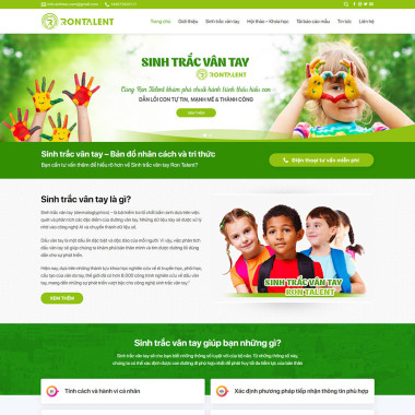 Theme wordpress flatsome sinh trắc vân tay