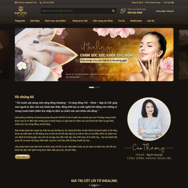 Theme wordpress flatsome dịch vụ spa 05