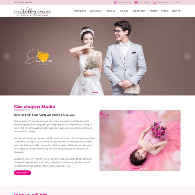 Theme wordpress flatsome studio ảnh cưới 02