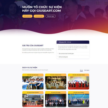 Theme wordpress flatsome sự kiện 04