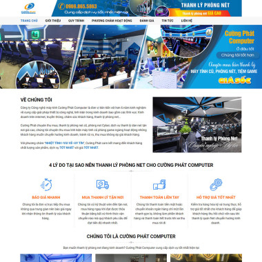 Theme wordpress flatsome dịch vụ thanh lý