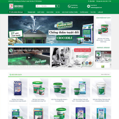 Theme wordpress flatsome bán bột sơn