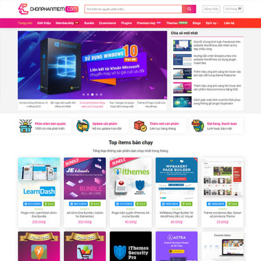 Theme wordpress flatsome bán code – phần mềm