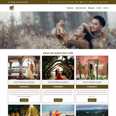 Theme wordpress flatsome dịch vụ chụp ảnh cưới
