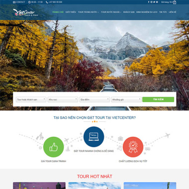 Theme wordpress flatsome du lịch cao cấp 06